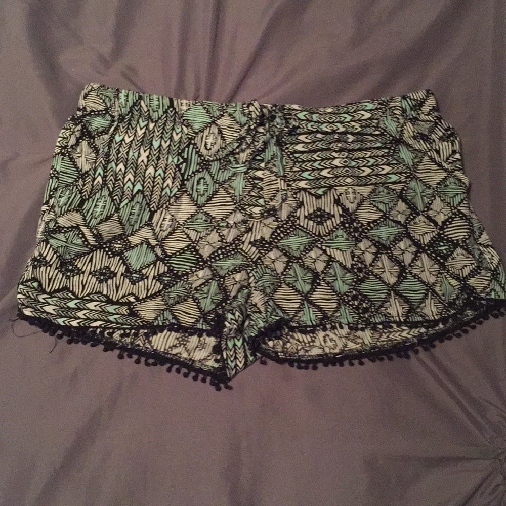 Cute pattern shorts.
